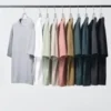 Camiseta oversize unisex de algodón AIRism | Mangas cortas