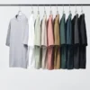 Camiseta oversize unisex de algodón AIRism | Mangas cortas