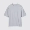 Camiseta oversize unisex de algodón AIRism | Mangas cortas