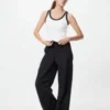 Camiseta sin mangas de mujer con canalé suave | Ringer