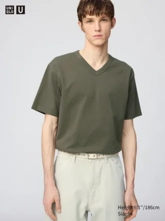 Camiseta unisex con cuello en V
