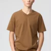 Camiseta unisex con cuello en V Camiseta unisex con cuello en V