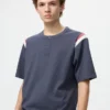 Camiseta unisex con cuello Henley Camiseta unisex con cuello Henley