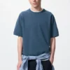Camiseta unisex lavable de punto acanalado Milano Camiseta unisex lavable de punto acanalado Milano