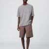 Camiseta unisex oversize de algodón AIRism a rayas Camiseta unisex oversize de algodón AIRism a rayas
