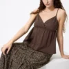 Camisola fruncida para mujer Camisola fruncida para mujer
