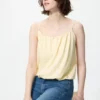 Camisola fruncida tipo globo para mujer