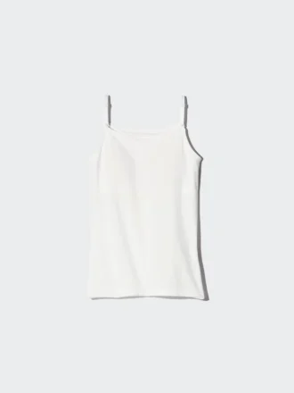 Camisola sin mangas con sujetador integrado de mezcla de algodón AIRism para niños