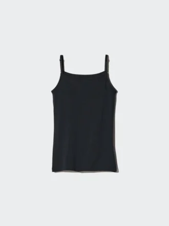Camisola sin mangas con sujetador integrado de mezcla de algodón AIRism para niños