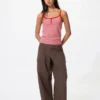 Camisola sin mangas de modal suave para mujer | Rayas