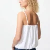 Camisola sin mangas fruncida tipo globo para mujer Camisola sin mangas fruncida tipo globo para mujer