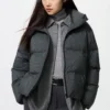 Chaqueta corta de plumón Seamless Down para mujer | A cuadros Chaqueta corta de plumón Seamless Down para mujer | A cuadros