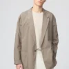 Chaqueta de corte holgado para hombre Chaqueta de corte holgado para hombre