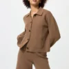 Chaqueta de punto acanalado Milano para mujer