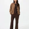 Chaqueta de punto acanalado Milano para mujer