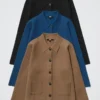 Chaqueta de punto acanalado Milano para mujer