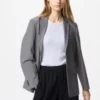 Chaqueta entallada de corte holgado para mujer