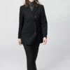 Chaqueta entallada de doble botonadura para mujer