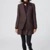 Chaqueta entallada de tweed para mujer