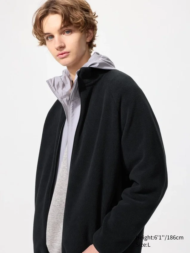 Chaqueta unisex de forro polar con cremallera completa Chaqueta unisex de forro polar con cremallera completa