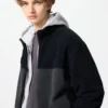 Chaqueta unisex de forro polar con cremallera completa | Color Block Chaqueta unisex de forro polar con cremallera completa | Color Block