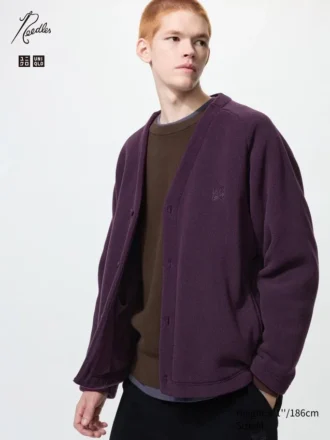 Cárdigan de forro polar unisex