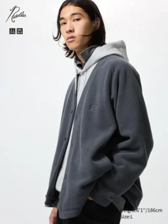 Cárdigan de forro polar unisex