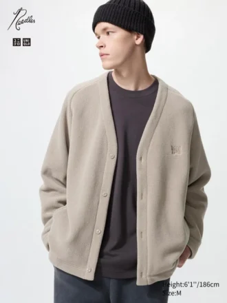 Cárdigan de forro polar unisex