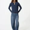 Cárdigan de punto calado para mujer | Estampado Cárdigan de punto calado para mujer | Estampado