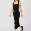 Falda de punto 3D Knit acanalada para mujer