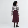 Falda de punto 3D Knit con Souffle Yarn