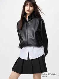 Falda pantalón plisada para mujer