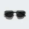 Gafas de sol unisex con doble puente metálico