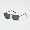 Gafas de sol unisex con doble puente metálico