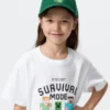 Gorra infantil Minecraft con protección UV