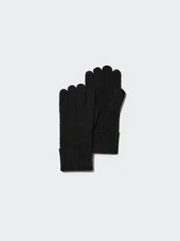 Guantes de punto de cachemira para hombre
