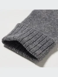 Guantes de punto de cachemira para hombre