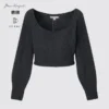 Jerséis de manga larga con volumen 3D Knit para mujer