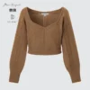 Jerséis de manga larga con volumen 3D Knit para mujer