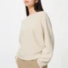 Jerséis de mujer 3D Knit de algodón con mangas voluminosas