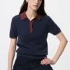 Jerséis de polo de pantalones cortos para mujer | Color Block Jerséis de polo de pantalones cortos para mujer | Color Block