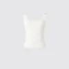 Jerséis de punto 3D Knit sin mangas para mujer Jerséis de punto 3D Knit sin mangas para mujer