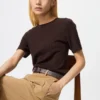 Jerséu de merino 3D Knit para mujer | Mangas cortas