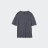 Jerséu de merino 3D Knit para mujer | Mangas cortas