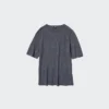 Jerséu de merino 3D Knit para mujer | Mangas cortas