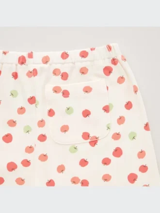 Leggings cortos de corte holgado para bebé