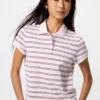 Mini polo de piqué para mujer | A rayas Mini polo de piqué para mujer | A rayas