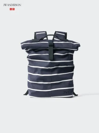 Mochila unisex con cierre enrollable | A rayas