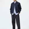 Pantalones anchos con pliegues para hombre | Talla alta Pantalones anchos con pliegues para hombre | Talla alta