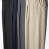Pantalones anchos con pliegues para hombre | Talla alta Pantalones anchos con pliegues para hombre | Talla alta